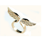 2.5ct Round Cut Diamond Angel Wing Cocktail Engagement Ring 14K Yellow Gold Over