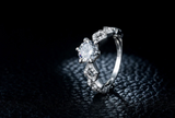 2.2ct Round Cut Diamond Engagement Ring 14k White Gold Finish Classic Solitaire