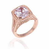 2.4ct Cushion Cut Diamond Engagement Ring 14k White Gold Finish Halo Split Shank