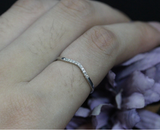 1ct Round Cut VVS1D Diamond Wedding Ring Band 14k White Gold Finish Minimalist