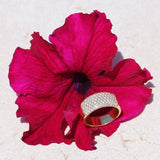 4.5ct Round Cut Diamond Wedding Ring Band 7 Row Cluster 14k White Gold Finish