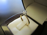 0.7ct Round Cut Diamond Classic Solitaire Engagement Ring 10k Solid Yellow Gold