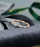 Single Prong Eternity Wedding Band 1ct Marquise Cut Diamond 14k Rose Gold Finish