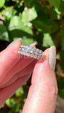0.5ct Baguette Simulated Diamond Channel Set Wedding Band 14k White Gold Plated