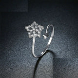 1.2ct Round Cut VVS1 Diamond Engagement Ring 14k White Gold Finish Hollow Bypass