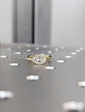 0.5ct Oval Simulated Diamond Solitaire Engagement Ring 14k Yellow Gold Plated