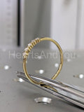 0.3ct Round Cut Moissanite Bezel Set Women Wedding Band 14k Yellow Gold Plated
