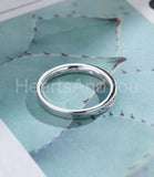 0.2ct Round Blk Simulated Diamond Anniversary Wedding Band 14k White Gold Plated