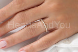 0.5ct Marquise Simulated Diamond Anniversary Wedding Band 14k Yellow Gold Plated