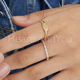 0.4ct Baguette Simulated Diamond Minimalist Wedding Band 14k Yellow Gold Plated