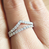 1.5ct Round Cut Diamond Engagement Ring 14k White Gold Finish Wedding Bridal Set