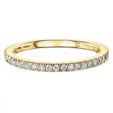0.3ct Round Cut Moissanite Anniversary Women Wedding Band 14k White Gold Plated