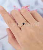 0.3ct Princess Simulated Diamond Trilogy Engagement Ring 14k Yellow Gold Plated