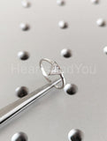0.3ct Trillion Cut Simulated Diamond Bezel Solitaire Ring 14k White Gold Plated