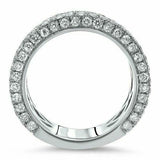 5ct Round Cut Diamond Elegant Eternity Wedding Band Ring 14K White Gold Finish