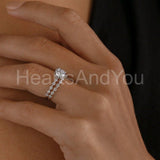 0.5ct Round Cut Moissanite Floating Bubble Prong Band 14k White Gold Plated