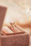 0.3ct Cushion Simulated Diamond Solitaire Engagement Ring 14k Yellow Gold Plated