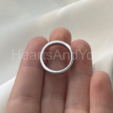 0.5ct Round Cut Moissanite Flush Set Men's Wedding Band 14K White Gold Plated