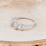 0.5ct Round Cut Moissanite Constellation Engagement Ring 14k White Gold Plated