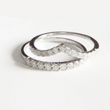 1.5ct Round Cut Diamond Engagement Ring 14k White Gold Finish Wedding Bridal Set