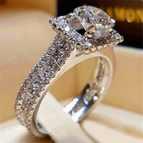 2.8ct Round Cut Diamond Engagement Ring 14k WhiteGold Finish Solitaire for Women