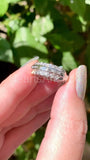 0.5ct Baguette Simulated Diamond Channel Set Wedding Band 14k White Gold Plated