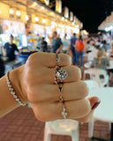 0.6ct Round Cut Diamond Engagement Ring 14k Rose Gold Finish Petite Minimalist