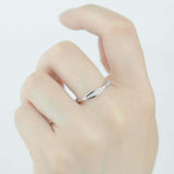 0.2ct Round Cut Diamond Wedding Band Ring Stackable Promise 14k Yellow Gold Over