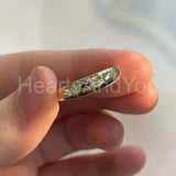 0.5ct Round Cut Moissanite Star Dome Women Engagement Ring 14K YellowGold Plated