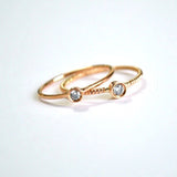0.2ct Round Cut Moissanite Twisted Rope Engagement Ring 14K Yellow Gold Plated