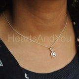 1ct Round Cut Moissanite Classic Halo Pendant 14K Yellow Gold Plated NO CHAIN