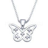 0.5ct Round Cut Moissanite Butterfly Pendant 14k Yellow Gold Plated NO CHAIN