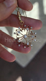 1ct Round Cut Moissanite Floral Stylish Pendant 14k Yellow Gold Plated NO CHAIN