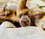 2ct Emerald Cut Simulated Peach Morganite Three Stone Ring 14k White Gold Plated