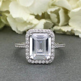 Princess Crown Bridal Engagement Ring 2ct Round Cut Diamond 14k WhiteGold Finish