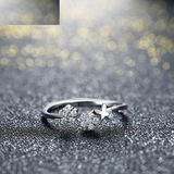 1.2ct Round Cut Diamond Engagement Ring 14k White Gold Finish Floral Open Design