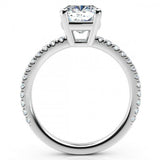 1.3ct Cushion Cut Diamond Accents Solitaire Engagement Ring 14k Gold Finish New