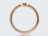 1ct Oval Diamond Engagement Ring East West Accent Solitaire 14k Rose Gold Finish