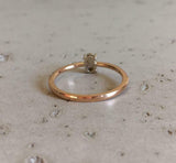1.4ct Round Cut VVS1 Diamond Engagement Ring Accents Solitaire 14k RoseGold Over