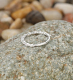 0.3ct Marquise Simulated Diamond Half Eternity Wed Band 14k White Gold Plated