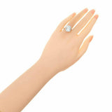 4ct Emerald Cut Blue Aquamarine Engagement Ring Diamond Halo 14k White Gold Over
