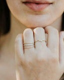 0.7ct Marquise Diamond Engagement Ring 14k YellowGold Over Petite Slim Solitaire