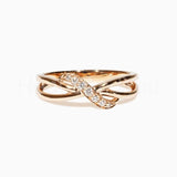 0.2ct Round Cut Moissanite Split Shank Engagement Ring 14k White Gold Plated