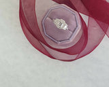 3ct Emerald Cut Diamond Halo Trilogy Gatsby Engagement Ring 14k White Gold Over