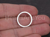 0.2ct Round Cut Moissanite Thin Full Eternity Wedding Band 14k White Gold Plated