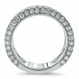 5ct Round Cut Diamond Elegant Eternity Wedding Band Ring 14K White Gold Finish