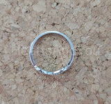 0.15ct Round Cut Moissanite Infinity Women Engagement Ring 14k White Gold Plated