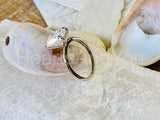 2.2ct Cushion Simulated Diamond Solitaire Engagement Ring 14k White Gold Plated