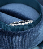 0.3ct Marquise Cut Simulated Diamond Eternity Wedding Band 14k White Gold Plated