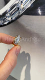 2.2ct Round Cut Moissanite Geometric Women Wedding Band 14k Yellow Gold Plated